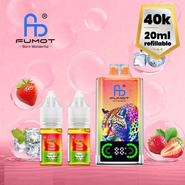 Puff Leopard 40K Refillable 40000 Fumot