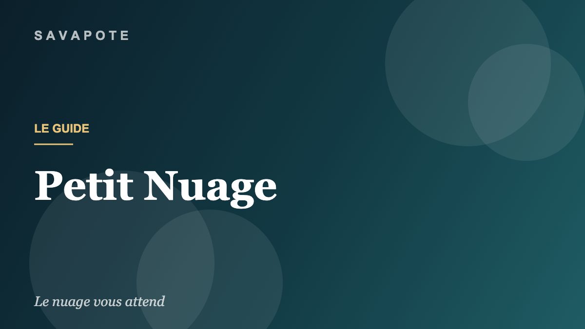 Guide SAVAPOTE — Petit Nuage