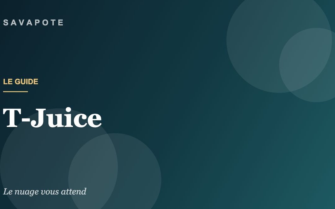 Guide SAVAPOTE — T-Juice